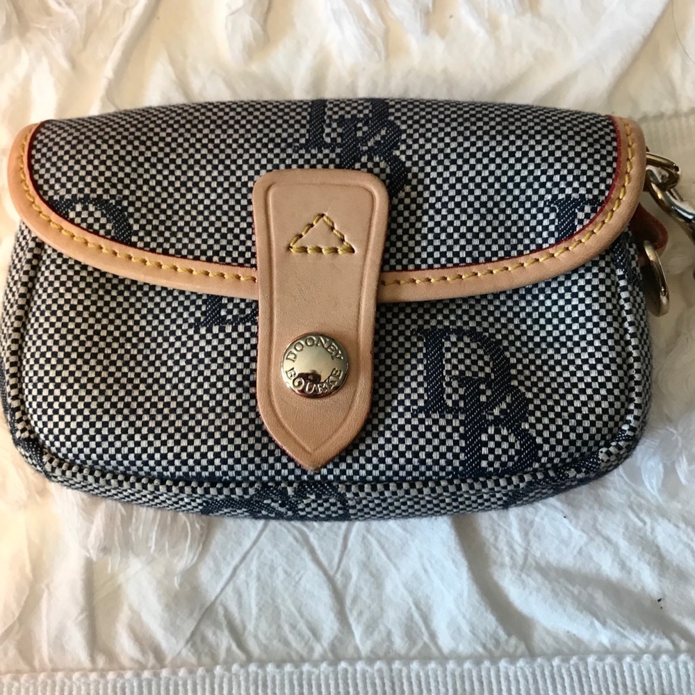 Dooney & Burke iconic monogram wristlet